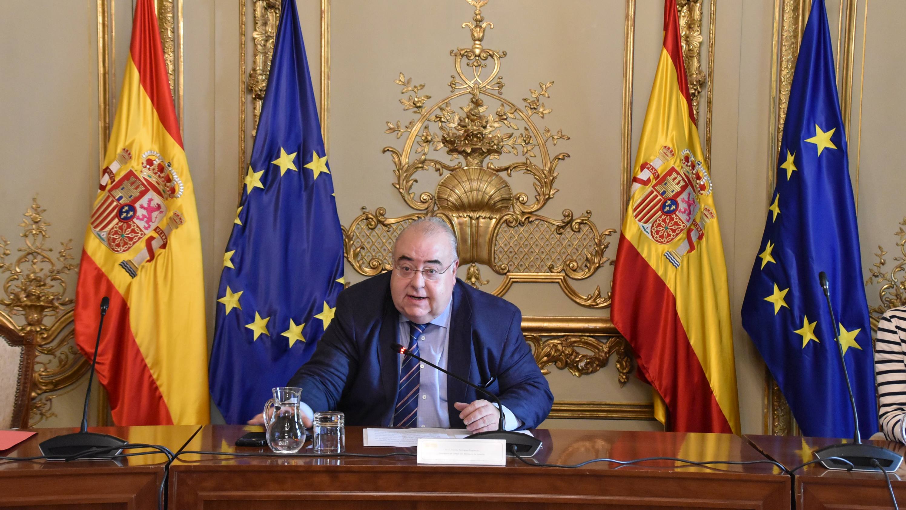 Tontxu Rodríguez  durante las XL Jornadas de la Abogacía General del Estado