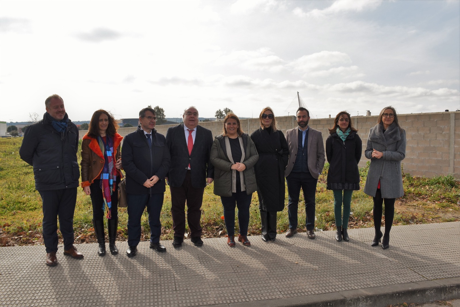El secretario de Estado de Justicia presenta los terrenos donde se alzará el nuevo edificio de juzgados de Talavera de la Reina