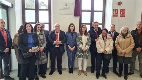 Tontxu Rodríguez inaugura el edificio de los juzgados de El Burgo de Osma tras su rehabilitación