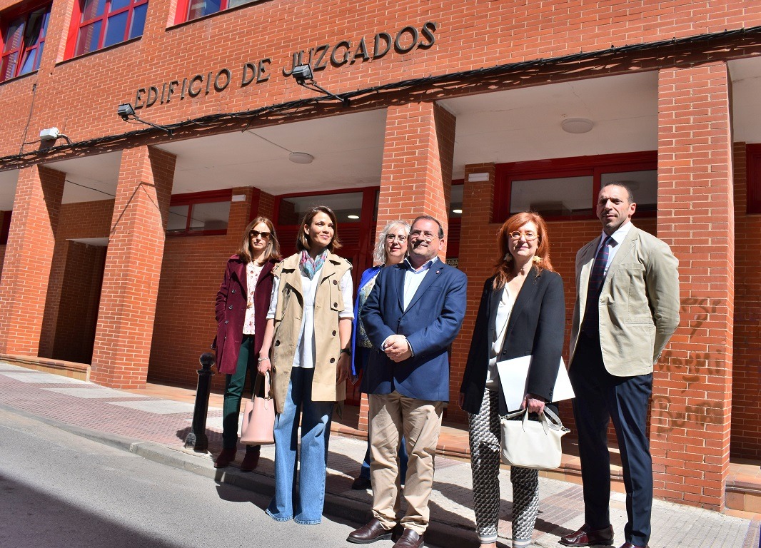 La subsecretaria de Justicia presenta las obras de rehabilitación de los juzgados de Puertollano