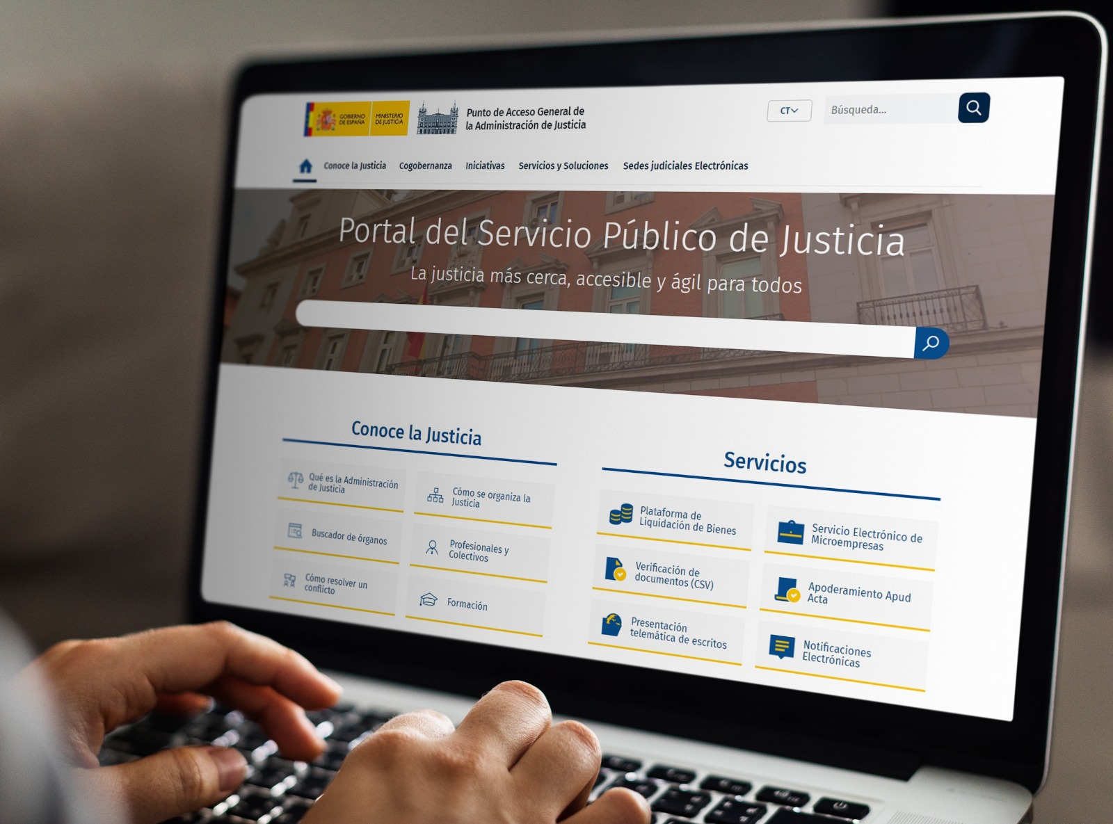 El Ministerio de Justicia estrena nuevos portales web que facilitan el uso a la ciudadanía