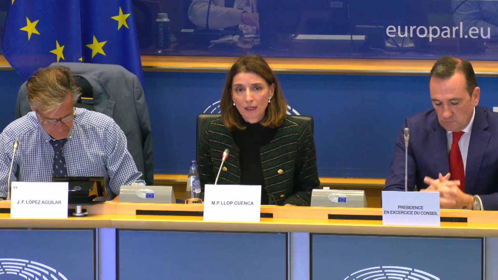 Pilar Llop presenta ante el Parlamento Europeo las prioridades e hitos alcanzados de la Presidencia española del Consejo