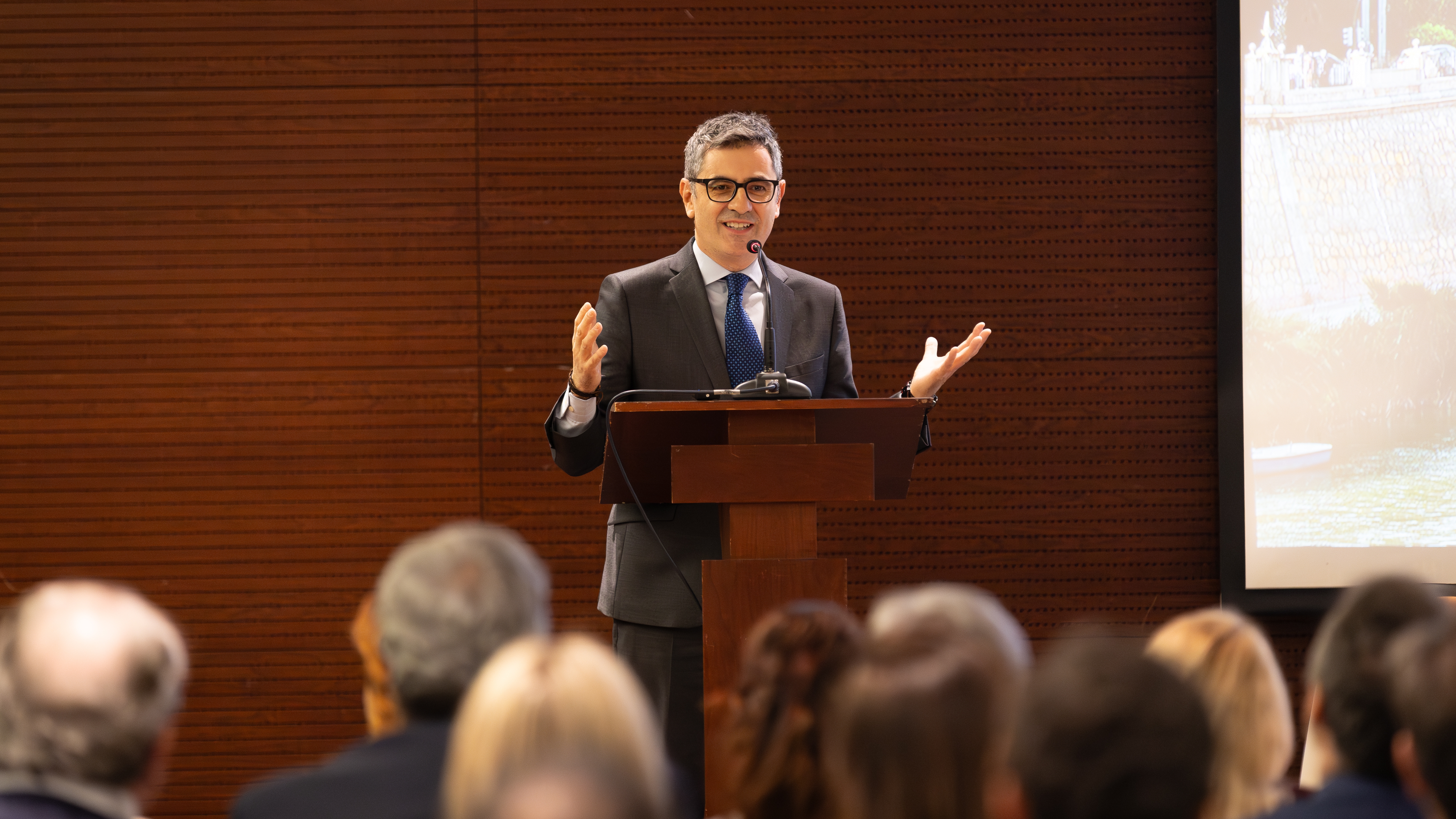 Félix Bolaños, en la clausura del XXVII Congreso Nacional de la APM 