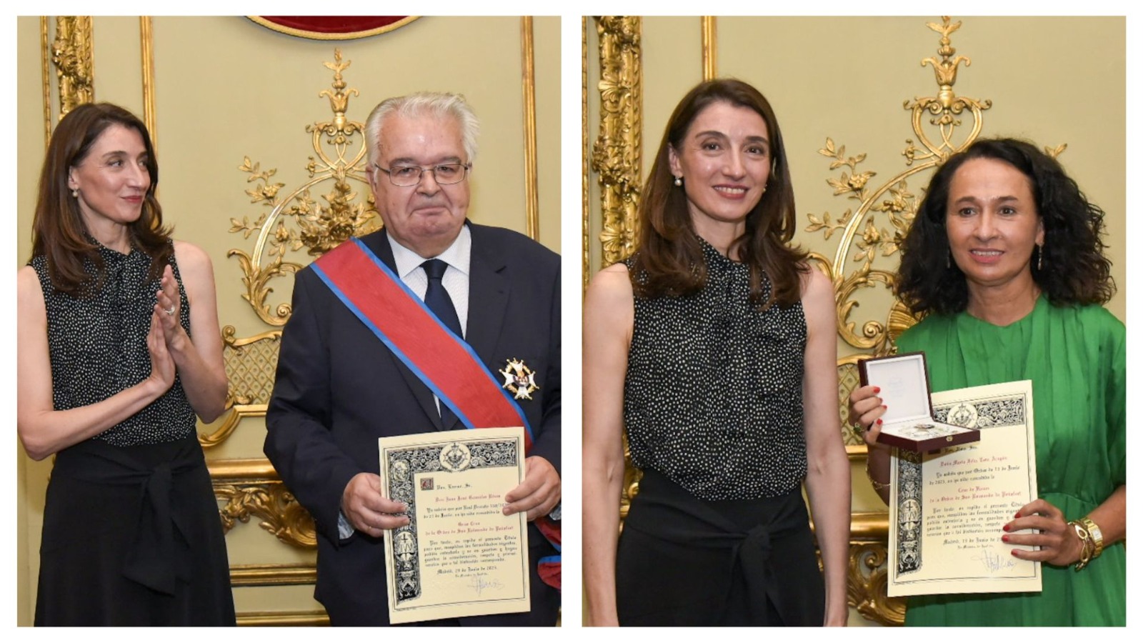 Entrega de condecoraciones de San Raimundo de Peñafort por la ministra de Justicia