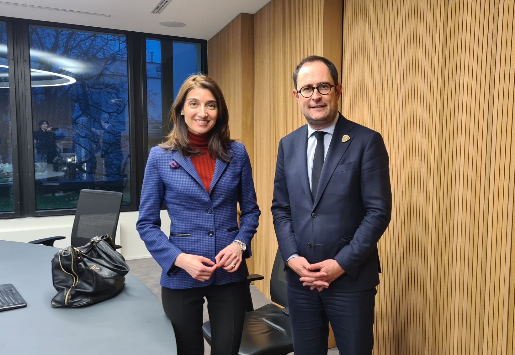 La ministra de Justicia española se reúne con su homólogo belga 