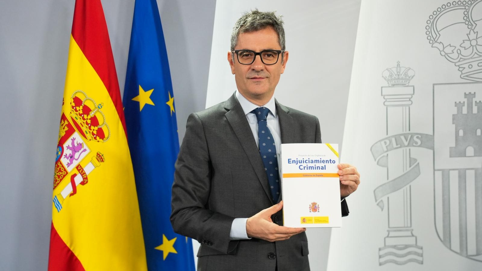 Bolaños con el Proyecto de Ley Orgánica de Enjuiciamiento Criminal (LOECrim)