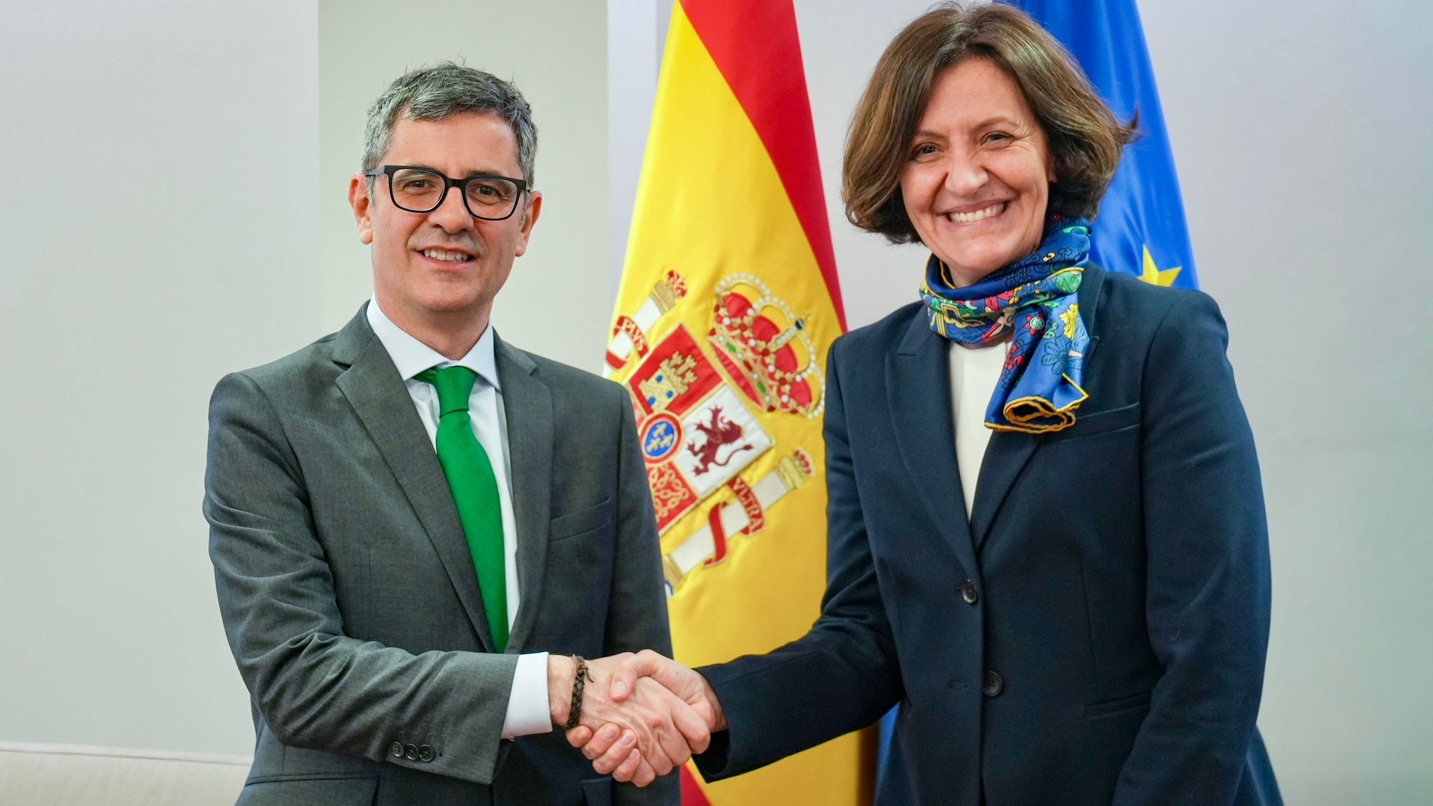 Bolaños se reúne con la directora de Gobernanza Pública de la OCDE, Elsa Pilichowski