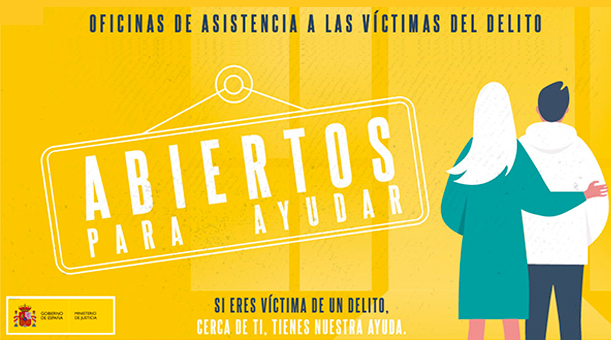 Campaña “Frente al Delito, el Ministerio de Justicia está a tu lado. Acude a tu oficina de Víctimas” #ABIERTOSPARAAYUDAR